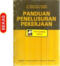 Image of Panduan  Penelusuran Pekerjaan