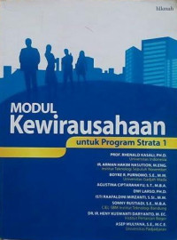 Image of Modul Kewirausahaan Untuk Program Strata 1