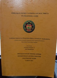 Image of PERBAIKAN GENSET CATERPILLAR 3412C 700KVA PT. TEKOMSEL JAMBI